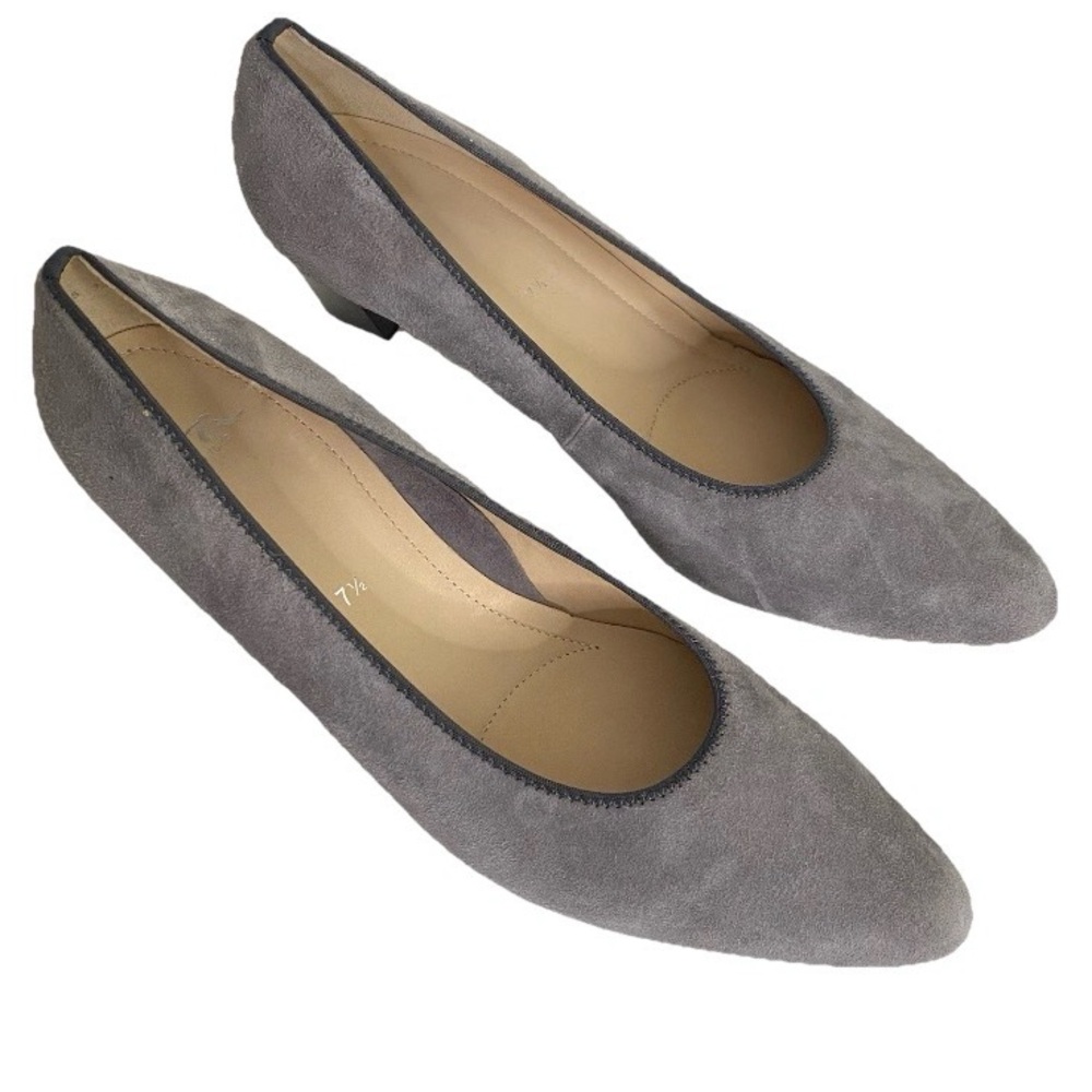 ARA Luftpolster Gray Suede Leather Pump in US 10